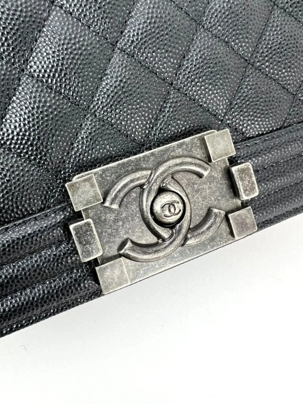 Chanel Caviar Quilted Medium Black Boy Flap Shoulder Bag
